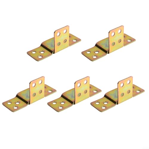 5PCS Bed Rail Brackets Bed Rail Bracket Connector Bed Rail Fittings For Headboards Footboards Hold