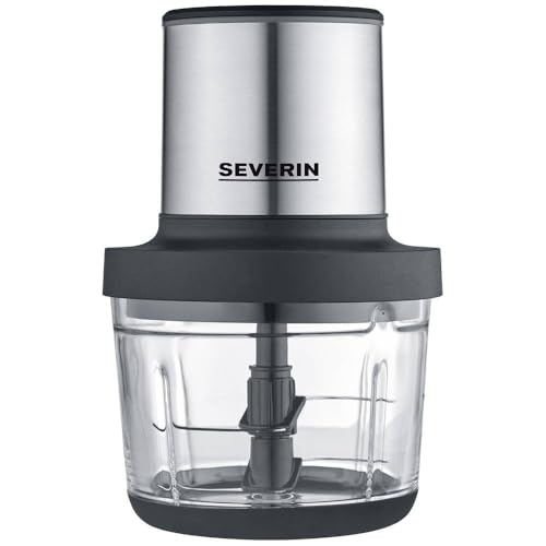 SEVERIN Kabelloser Akku-Universalzerkleinerer, Multizerkleinerer für grobes und feines Zerkleinern, Zerkleinerer mit umfangreichem Zubehör, schwarz-matt/Edelstahl-gebürstet, KM 3866 SEVERIN Kabelloser Akku-Universalzerkleinerer, Multizerkleinerer für grobes und feines Zerkleinern, Zerkleinerer mit umfangreichem Zubehör, schwarz-matt/Edelstahl-gebürstet, KM 3866