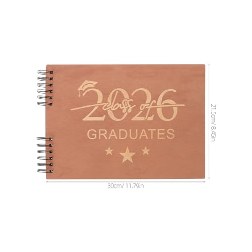 Carnet à spirale de graduation 2026 avec impression et papier de qualité