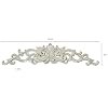 Touch of Class Astrella Antique White Wall Topper Sculpture