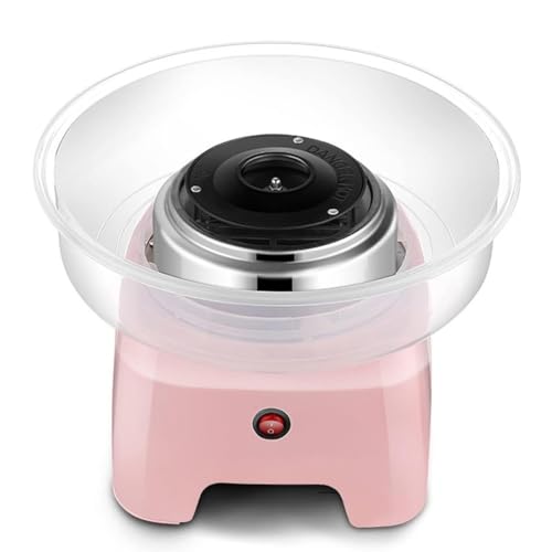 TLYA Candy Floss Cotton Candy Machine, Fancy Brushed Spun Sugar Machine - The Perfect Pink Candyfloss Maker for Kids & Adults,Pink