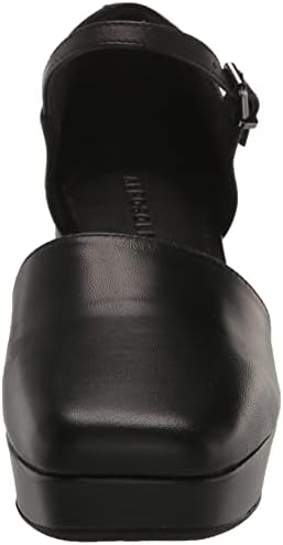 Aerosoles Women's SAMERA Platform Heels, Black Leather, 11 | Image 1