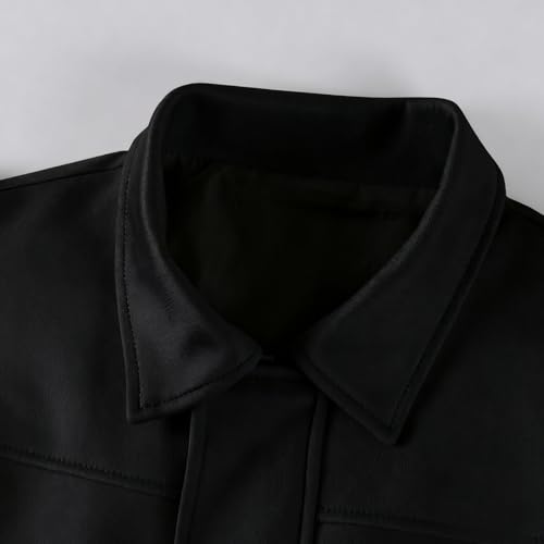 Veste en daim femme mi-saison style streetwear décontracté à fermeture éclair - 7
