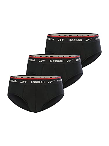 Reebok Men's Wiggins Briefs, Black, S UK