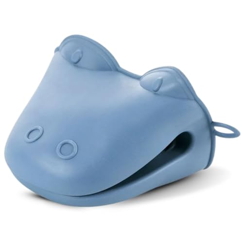 PARENCE.- Gant de Cuisine Antidérapant en Silicone Design Grenouille – Accessoire de Préhension Original et Amusant pour Ustensiles