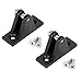 2Pz Deck Hinge Mount Sostituzione Tenda da Sole Marine Accessori Hardware per Yacht Marini Accessori per Kayak per Yacht Marini Neri
