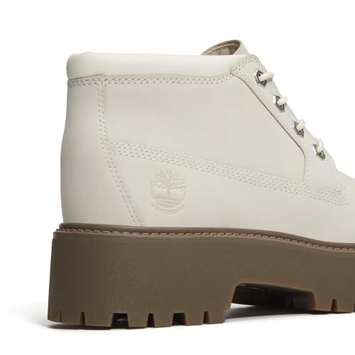 Timberland Timberland Women's Stone Street Platform Waterproof Chukka Boot, Natural Nubuck, 5.5 Medium