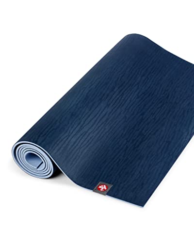 Manduka Eko Yoga Mat – Premium 5Mm Thick Mat, Made From Natural Tree Rubber, Ultimate Catch Grip For Superior Traction, Dense Cushioning For Support And Stability, Midnight, 79" #TOP1
