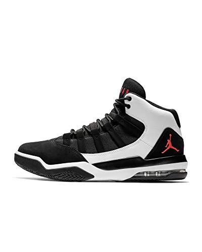 Image of Jordan AQ9084-101: Men's Max Aura White /Infrared 23-Black Sneakers (13 D(M) US Men)