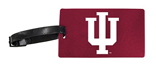 R and R Imports Indiana Hoosiers Luggage Tag 2-Pack Officially Licensed Collegiate Product