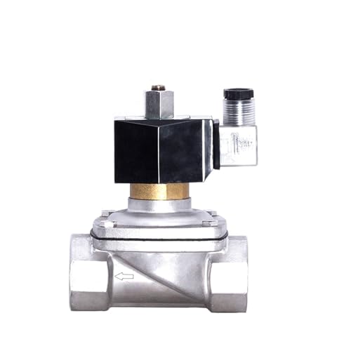 Électrovanne normalement ouverte en inox 1-1/4" DN32 AC 240V pour eau