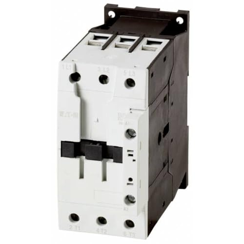 Contacteur de puissance Eaton 107670 37 kW 400V AC3 triphasé pour circuit moteur