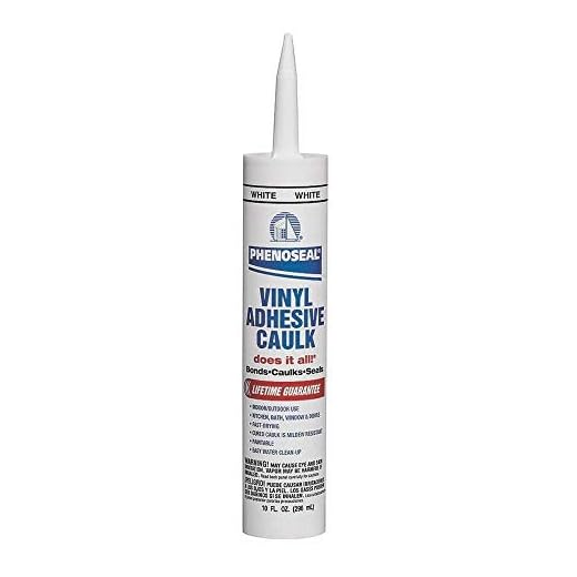 Dap 00005 6 Pack White Phenoseal Does It All Vinyl Adhesive Caulk 10-Ounce