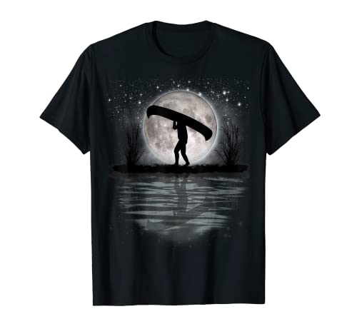 Kayak kayak rétro en forme de canoë T-Shirt
