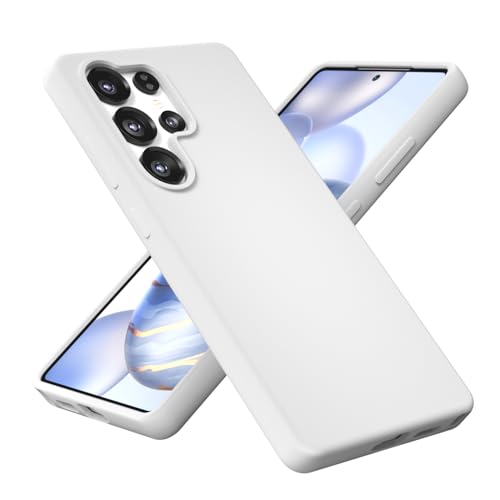 Coque antichoc Samsung S25 Ultra fine en silicone liquide pour éviter les rayures du châssis
