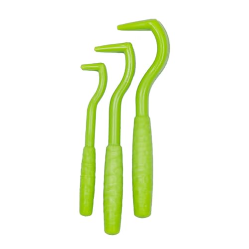 Shienfir Tick Clip for Short Haired Pets Pet Care Tick Hook 3pcs Pet Flea Remover Set Effective Tick Removal Tools for Pets Green