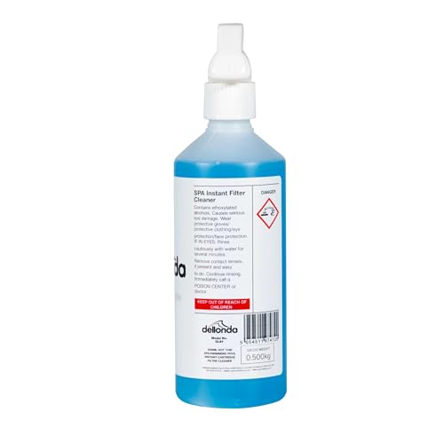 Dellonda Hot Tub/Spa/Swimming Pool Instant Cartridge Filter Cleaner, 500ml - DL61