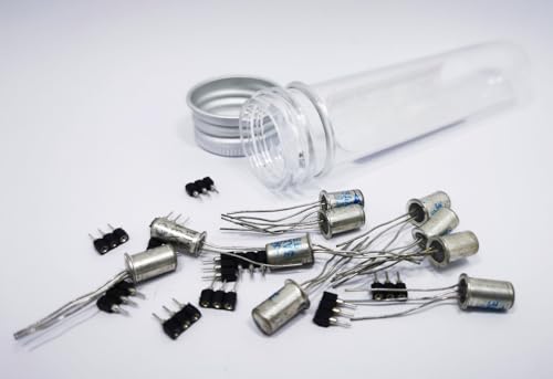 Germanium Transistors, PNP, Assorted hfe Gain 90-120, Leakage Under 110uA (0.11mA), for Radio, Fuzz, overrdrive Guitar Pedals Audio, 10 pcs