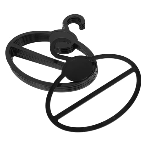 KICHOUSE 10pcs Round Hook Scarf Rack Scarf Hangers Organizer for Closet Multi-Functional Hanger Tie Belt Storage