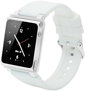 Watch Band Cover Case for Apple iPod Nano 6th,Hand Strap for iPod Nano 6G(OEM)(White)