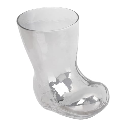 ULTECHNOVO Taza de Cristal con Diseño de Bota Creativa Vaso para Cerveza y Cócteles para Hogar Oficina y Fiestas Fácil de Sostener y Decorar