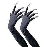 Con elastano transpirable, estos guantes de brazo cuentan con puntas largas de uñas y un uso cómodo, asegurando flexibilidad y resistencia al desgaste durante un uso prolongado.