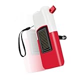 【Dual Power Generation : Unlimited Autonomy】Cette lampe dynamo two recharge modes to avoid being left in the dark: ① Hand crank dynamo: 1 minute of cranking (30 rotations) generates enough power for 1 hour of low-mode use; ② Solar panel: Full charge in 3-5 hours under sunlight (direct or diffused), with a tempered glass layer for enhanced durability. No batteries required—ideal for isolated expeditions or prolonged power outages.