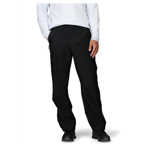 Marmot Hombre Minimalist Pertex Pant, Pantalones Pertex Impermeables, Sobrepantalones Transpirables, Pantalones Ligeros de Senderismo y Ciclismo, Pantalones de Trekking Cortaviento, Black, M