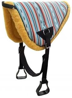 Southwest Serape Design Bareback Saddle Pad with Kodel Fleece Bottom