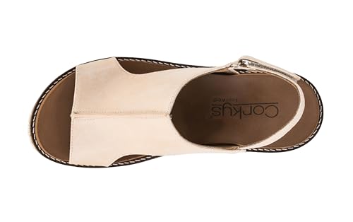 Image of Corkys Footwear Womens Carley Wedges, Featuring Corkys EVA Foam Cushioned Insoles, A 2.5 Inch Heel, Lightweight For All Day Wear, And Hook And Loop Closure