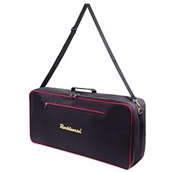 HUIOP Effect Pedal Bag Guitar Pedal Board Sac de Transport en Tissu Oxford Portable Zipper Sac à Main Sac à bandoulière avec Sangle Amovible (Noir),Sac de Transport pour pédalier - Les Beatles, Paul McCartney, John Lennon, RIngo Starr, George Harrison
