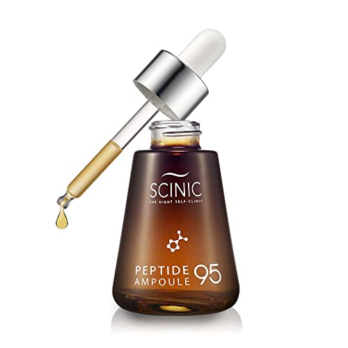 SCINIC Peptide Ampoule 95 1.01fl.oz (30ml) | Provides Nourishment To Tried Skin | Firms Up To Rough, Sagging And Flaky Skin | Makes Skin Revitalized And Moisturized | Korean Skincare