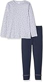  Sanetta Baby-Jungen Pyjama Long Zweiteiliger Schlafanzug, Grau (Hellgrau Melange 1646.0), 86