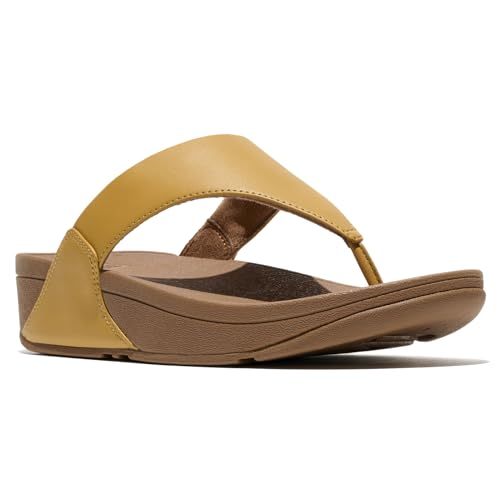 Image of FitFlop Womens Lulu Leather Toe Post Sandals