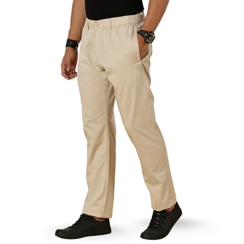 Image of BEEVEE Solid Lounge Wear Bottoms for Men