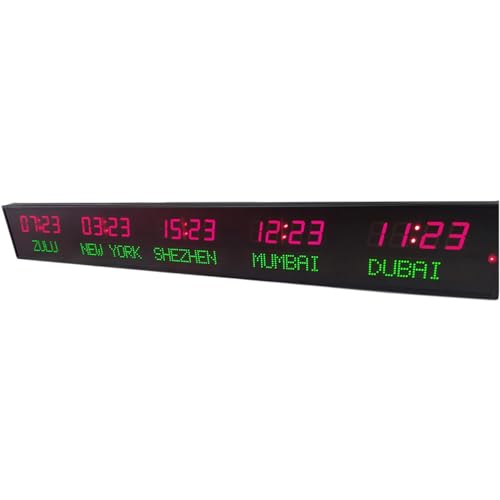 Mcbe An Digital Multiple Time Zones Clock image