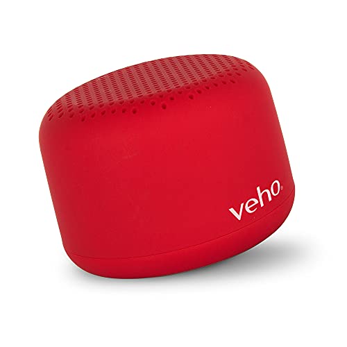 Veho M3 Bluetooth Wireless Speaker | Portable | V5.0 Bluetooth | Travel Speaker | 3.5mm Wired Connectivity | Red | (VSS-503-M3-R)