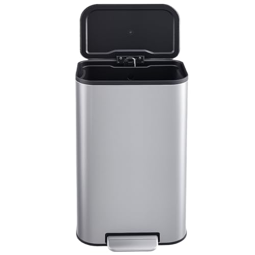 Caneca de basura de cocina de acero inoxidable 30 L