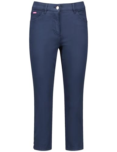 Gerry Weber Damen 3/4 Jeans SOL꞉INE BEST4ME High Light unifarben 3/4 Länge Indigo 36