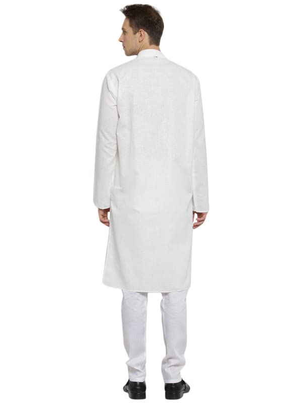 Image of RG DESIGNERS R VASUDEV Solid Cotton Kurta Churidhar set for Mens (10614)