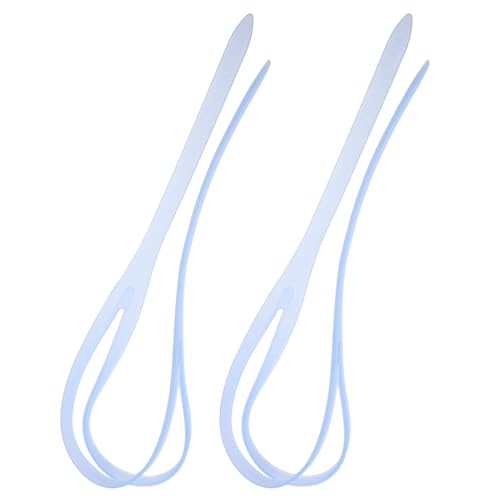 Toddmomy Correa de Repuesto para Gafas de Natación de Buceo 2 Piezas Silicona Elástica Azul con Hebillas Transparentes para Natación y Snorkel y Ajustable