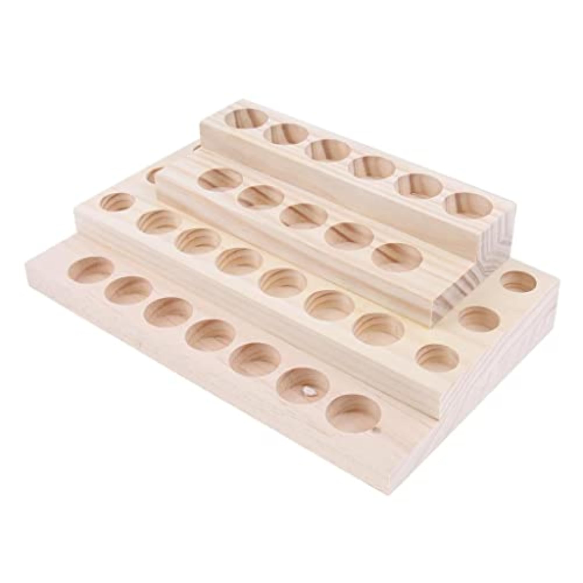 Wooden Essential Oil Holder Display Storage Rack