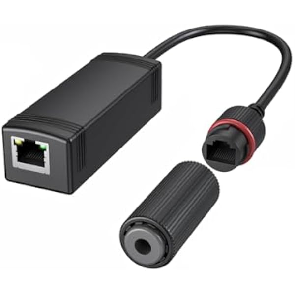 Gigabit konwerter PoE 48 V na 24 V, maks. 25 W, 10/100/1000 Mbps, do urządzeń Power Passive 24 V, Plug and Play (PD3002G)