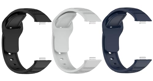 [SHEAWA] for HUAWEI WATCH FIT 5 Pro/5/4 Pro/4 �o���h �x���g 3�_ �����o���h �V���R�� �ւ��x���g �����S�n�悢 �X�g���b�v WATCH FIT3���Ή� �݊��i �A�N�Z�T���[ (�u���b�N+���C�g�O���[+�~�b�h