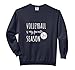 Vollyball Is My Favorite Season Volleyball Funny Graphic cl Comfort Colors Adult Sweatshirt