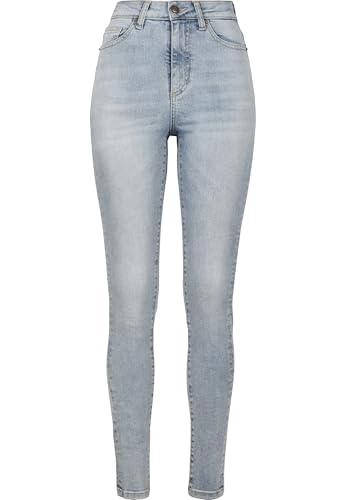 Urban Classics Ladies High Waist, Jeans Donna, Blu (Authentic Blue Wash 02291), 27W / 32L