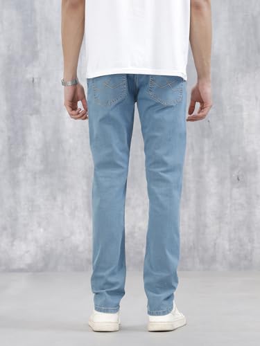 Image of WROGN Men's Slim Fit Jeans | Mid Rise | Jeans for Man