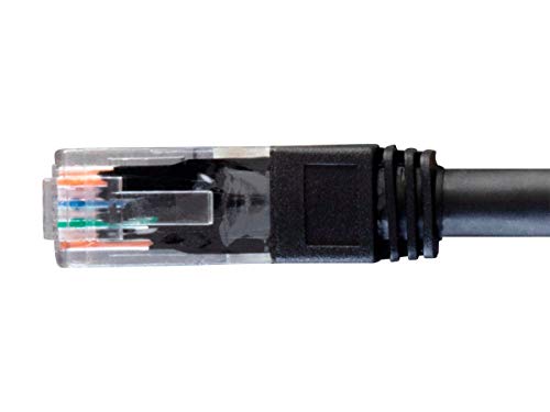 Monoprice Cat6 Outdoor Rated Ethernet Patch Cable - 50 Feet - Black | Snagless RJ45, Stranded, 550MHz, UTP, Pure Bare Copper Wire, 24AWG - Image 4
