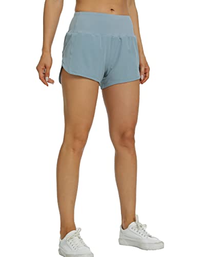Image of Kcutteyg Running Shorts for Women with Pockets, Yoga Athletic Gym Sports Hiking Workout Shorts 2.5 inch 4 inch