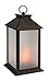 Produktbild Idena 31095 - Laterne mit 54 LED in flackernder Flammenoptik, mit 6 Stunden Timer Funktion, Batterie betrieben, für Hochzeit, Party, Deko, Weihnachten, als Stimmungslicht, ca. 14 x 14 x 28 cm